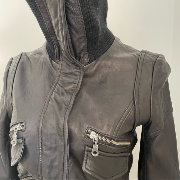 DKNY leather jacket - Picture 2 of 8